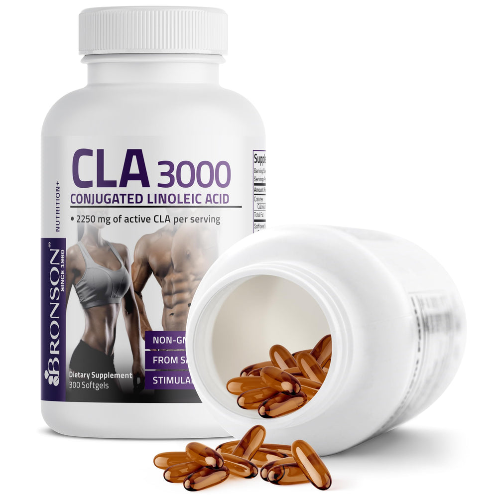 Bronson CLA 3000 clinical study graphic illustrates research context.