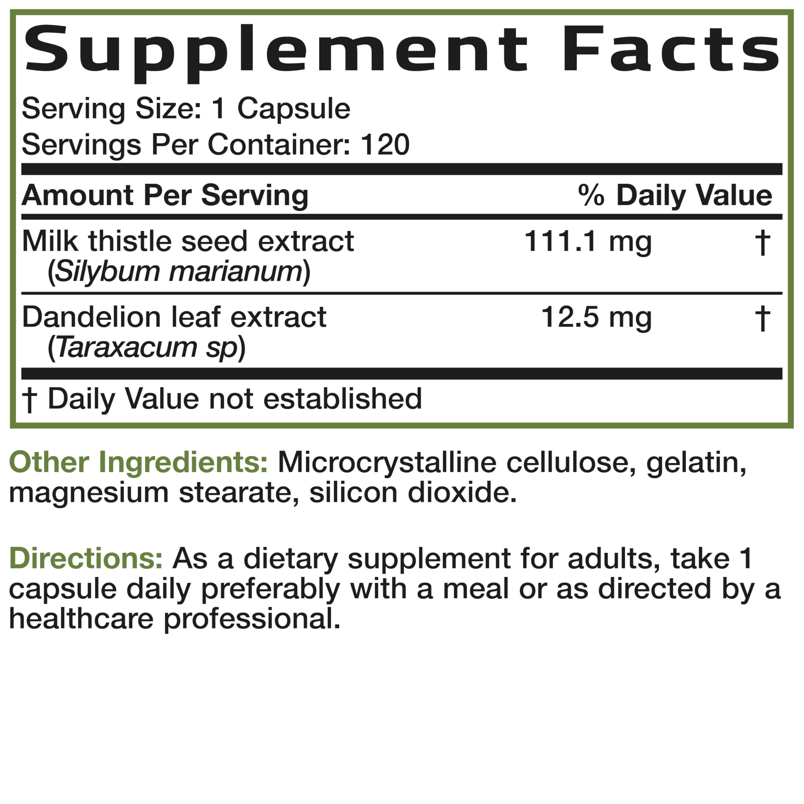 Bronson Milk Thistle bottle shot emphasizes convenient health support.