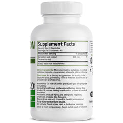 Bronson Dandelion Extract capsules highlighting vegan, non-GMO wellness
