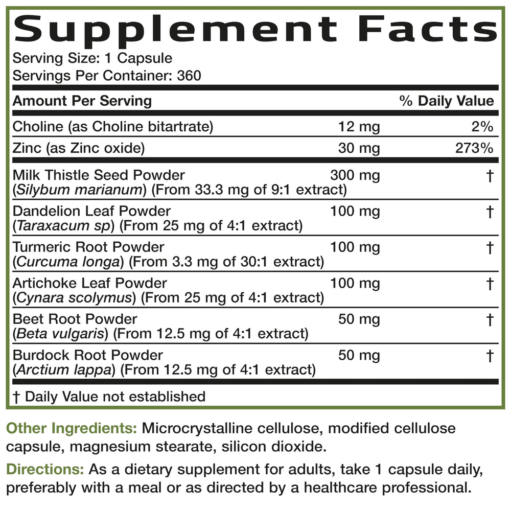 Bronson Liver Detox capsules arranged for daily use and gut-friendly detox