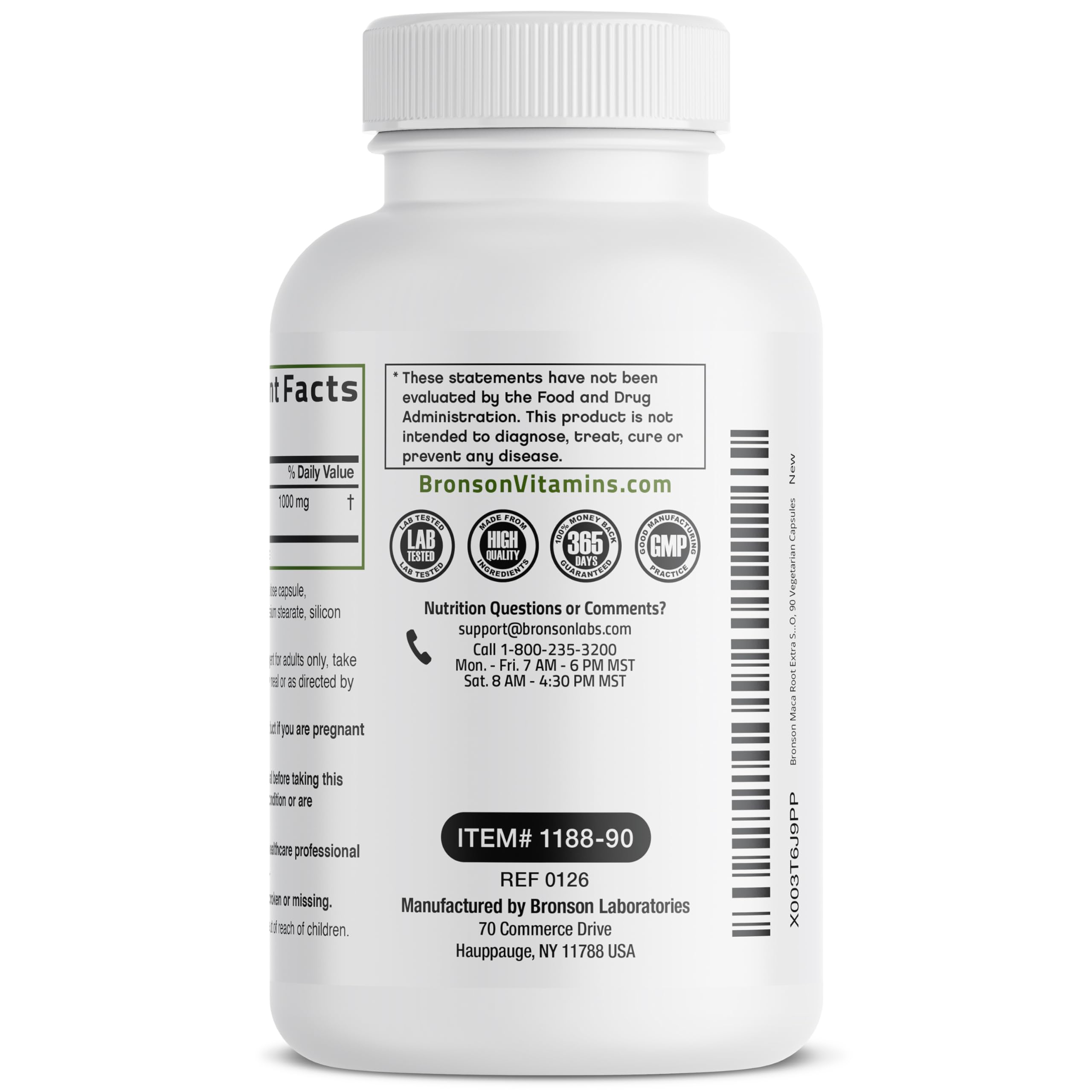 Bronson Maca Root Extra may boost daily energy.