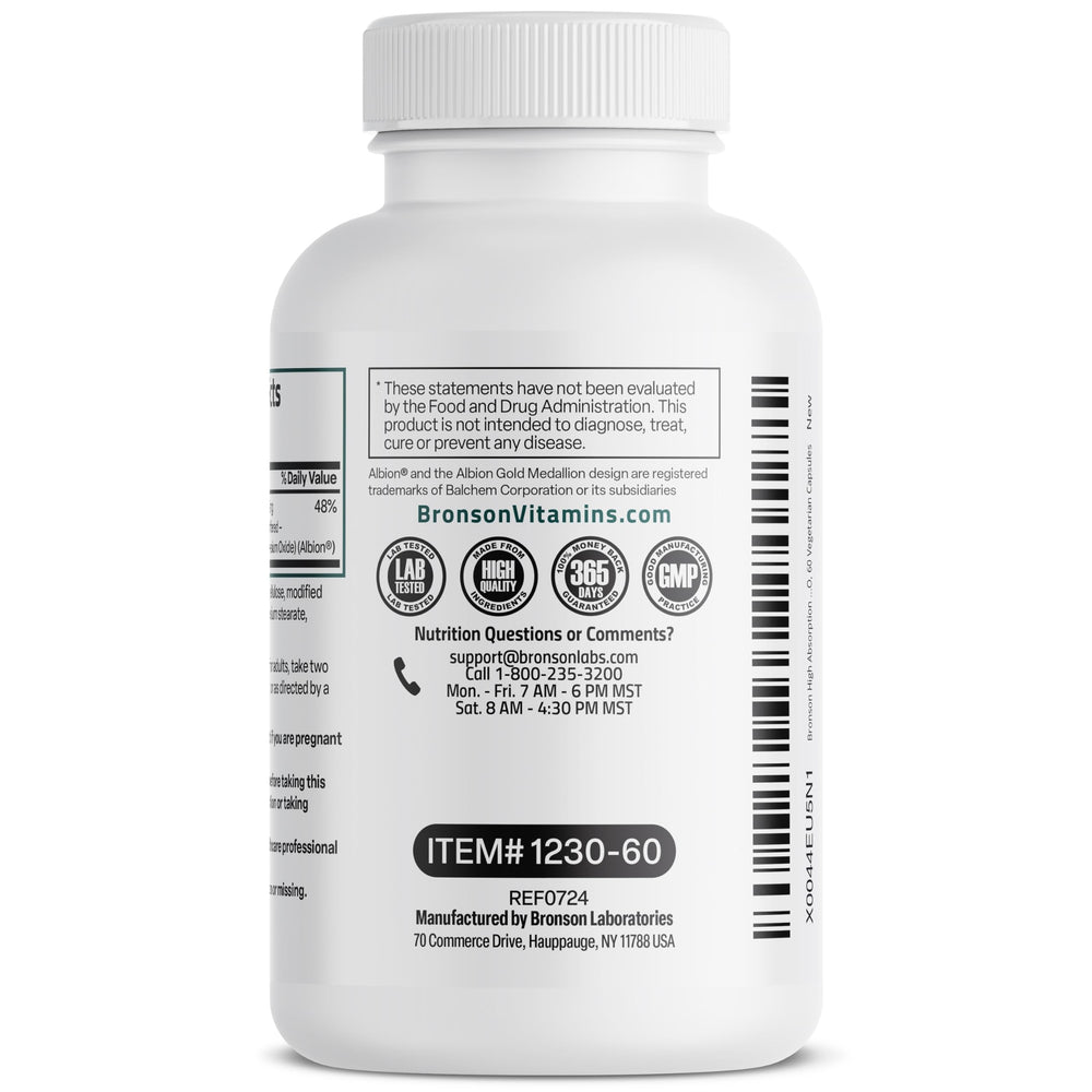 Bronson branding conveys trust in supplements since 1960