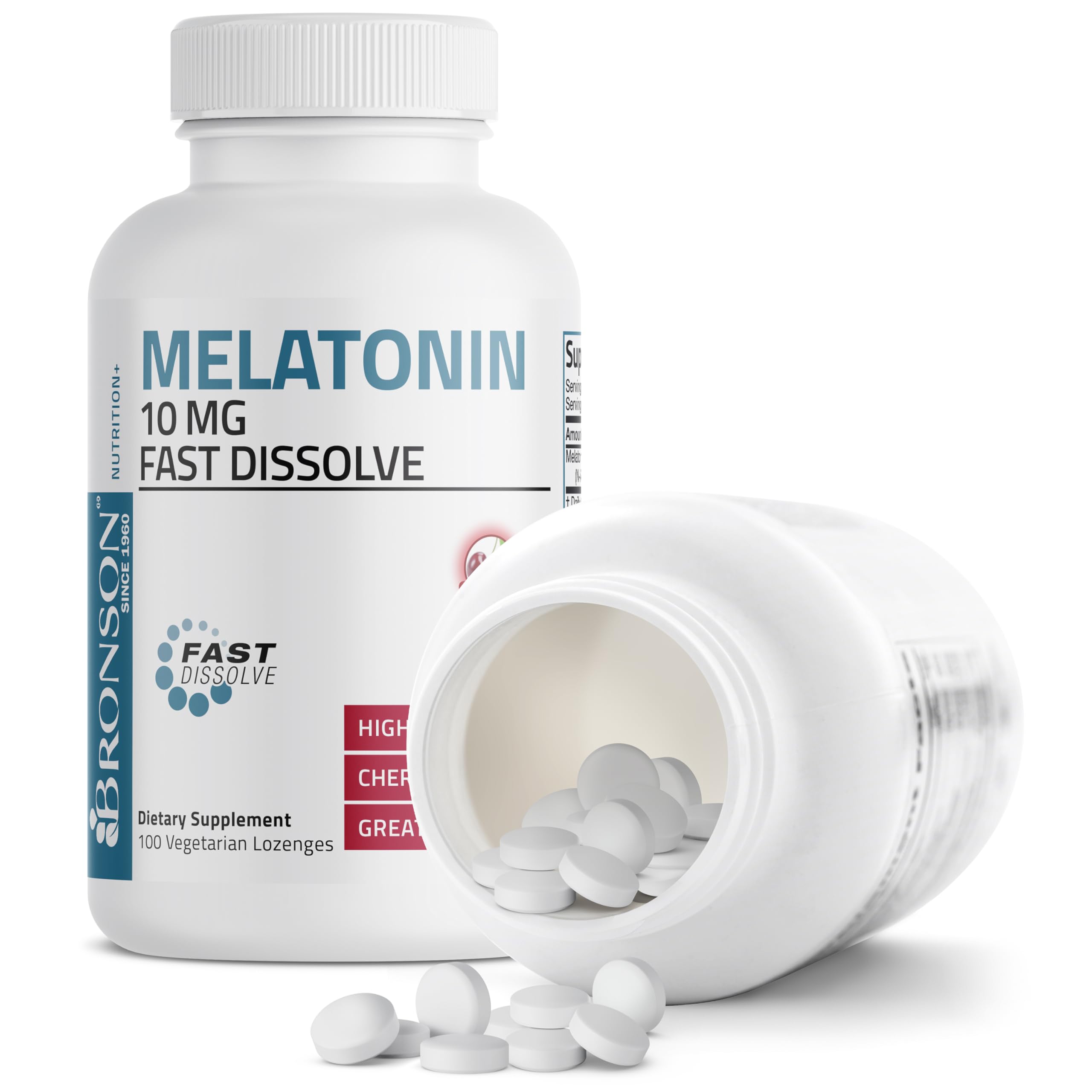 Compact travel-friendly pack of Bronson melatonin for late-night routines away from home.