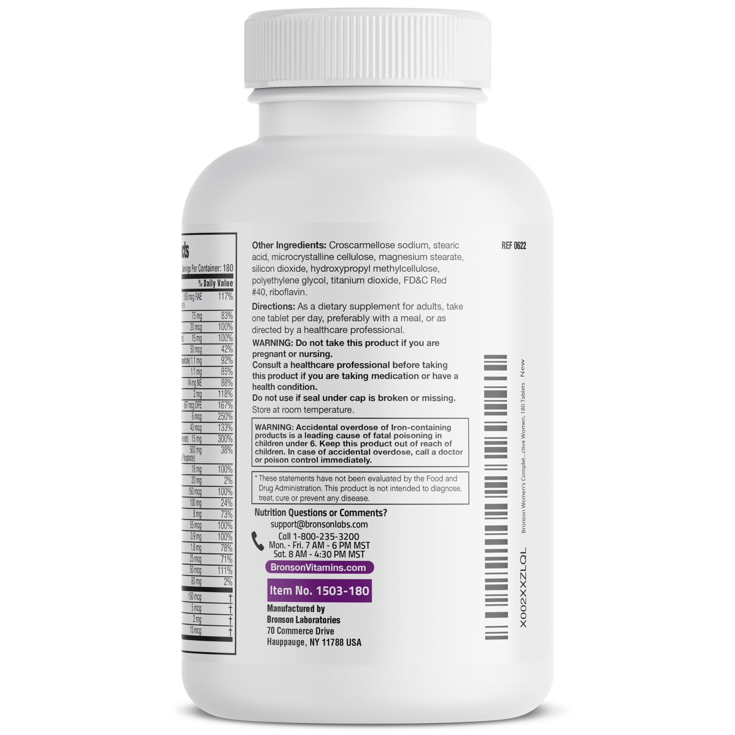 Pouring Bronson ONE tablets from the bottle for a simple daily routine.