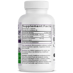 Bronson Sambucus elderberry capsules for daily wellness routine.