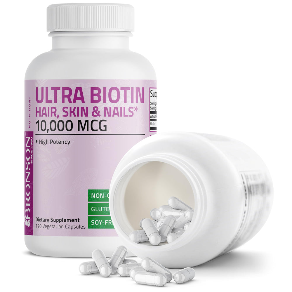 Bronson Ultra Biotin nails and skin gleam