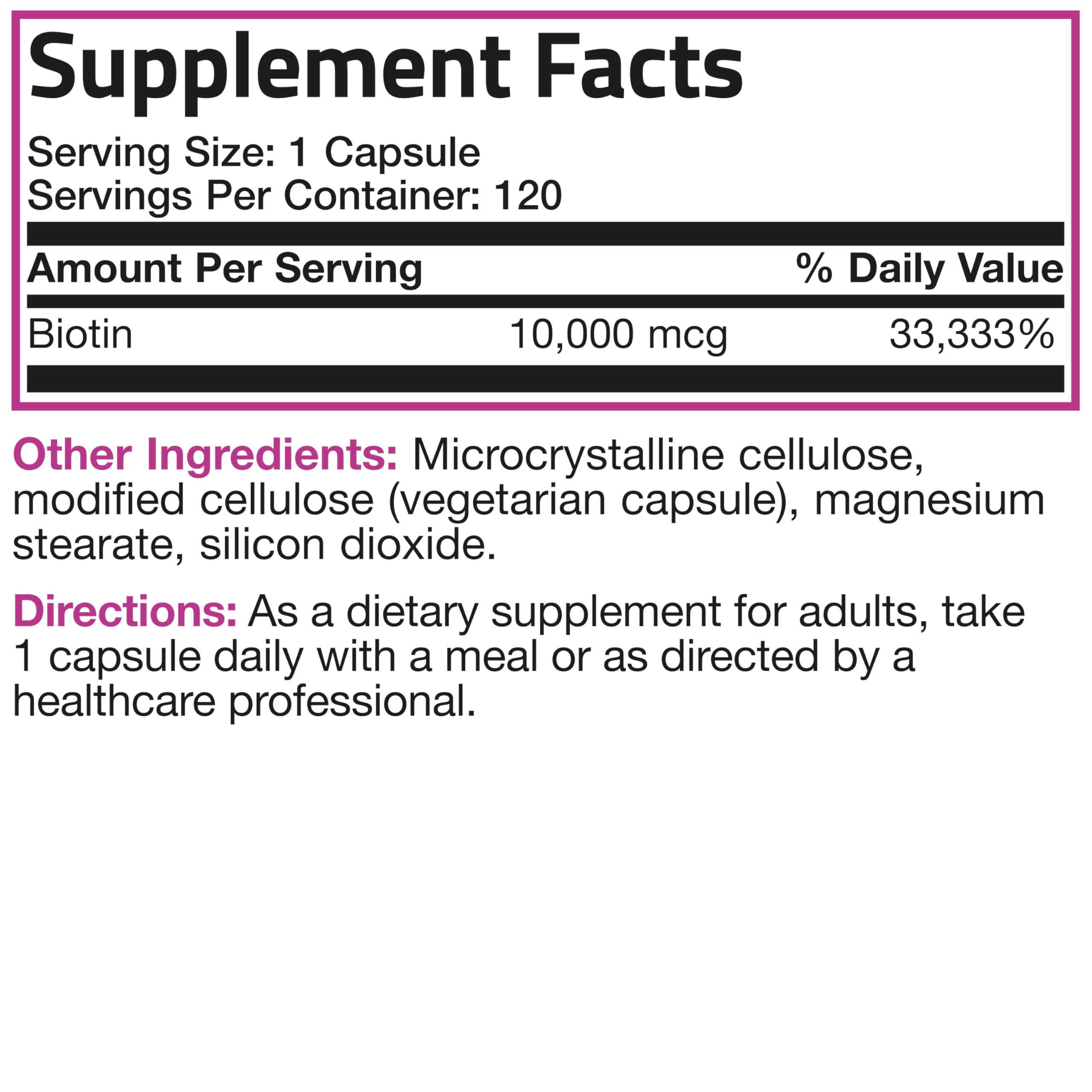 Bronson Ultra Biotin bottle on shelf display