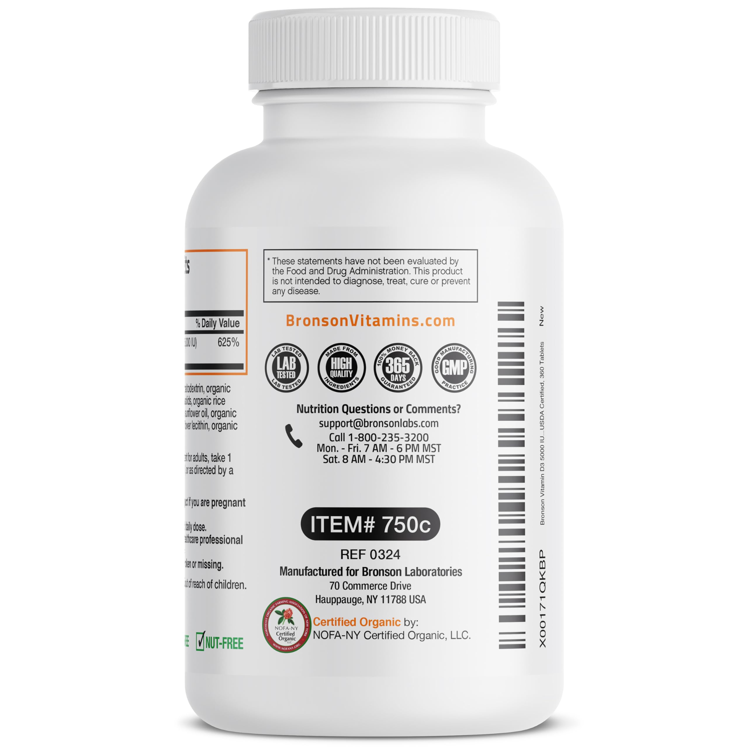 Bronson Vitamin D3 packaging communicates immune support as part of routine.