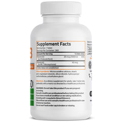 Bronson Vitamin K2 MK-7 + D3 Minis tablet close-up, compact and easy to swallow