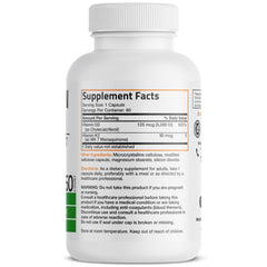 Bronson Vitamin K2 D3 MK7 capsules close-up showing easy-to-swallow pills