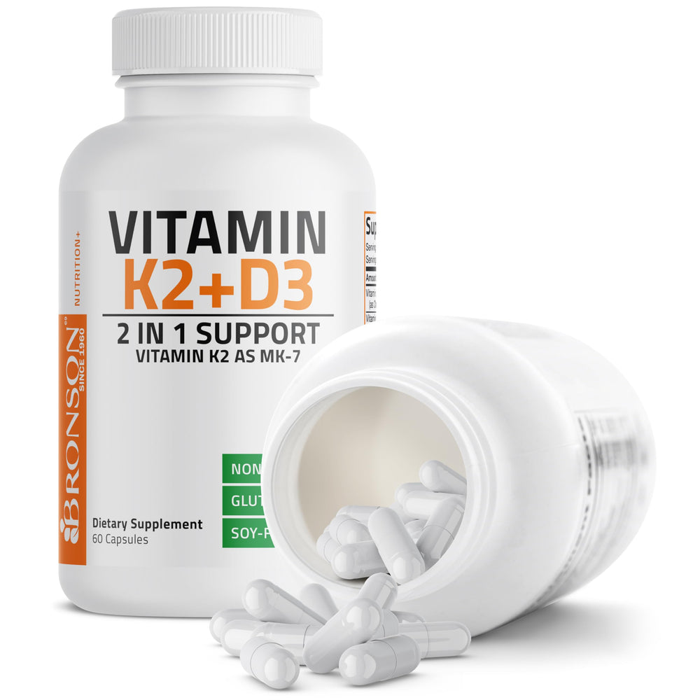 Bronson Vitamin K2 D3 MK7 morning routine using daily supplement