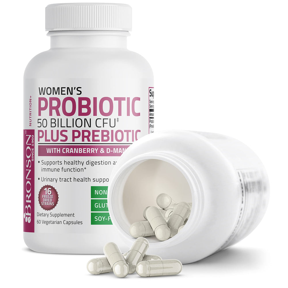 Bronson Brand story image highlighting six decades of probiotic quality.