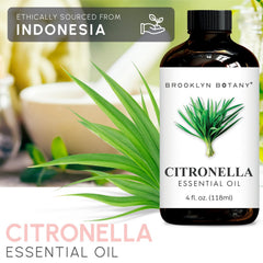 Citronella oil diffusing beside a diffuser for fresh air