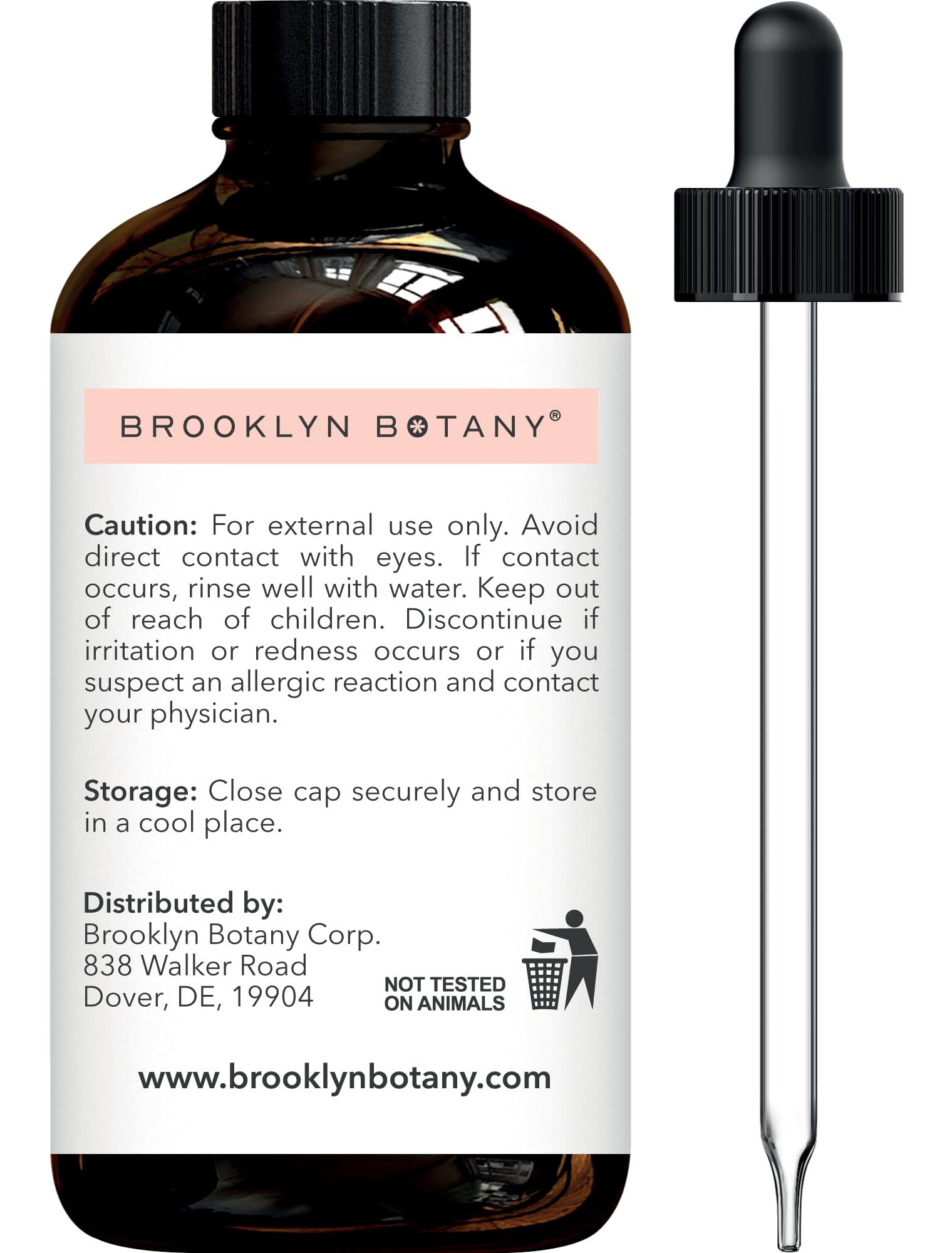 USA-made label on Brooklyn Botany citronella oil