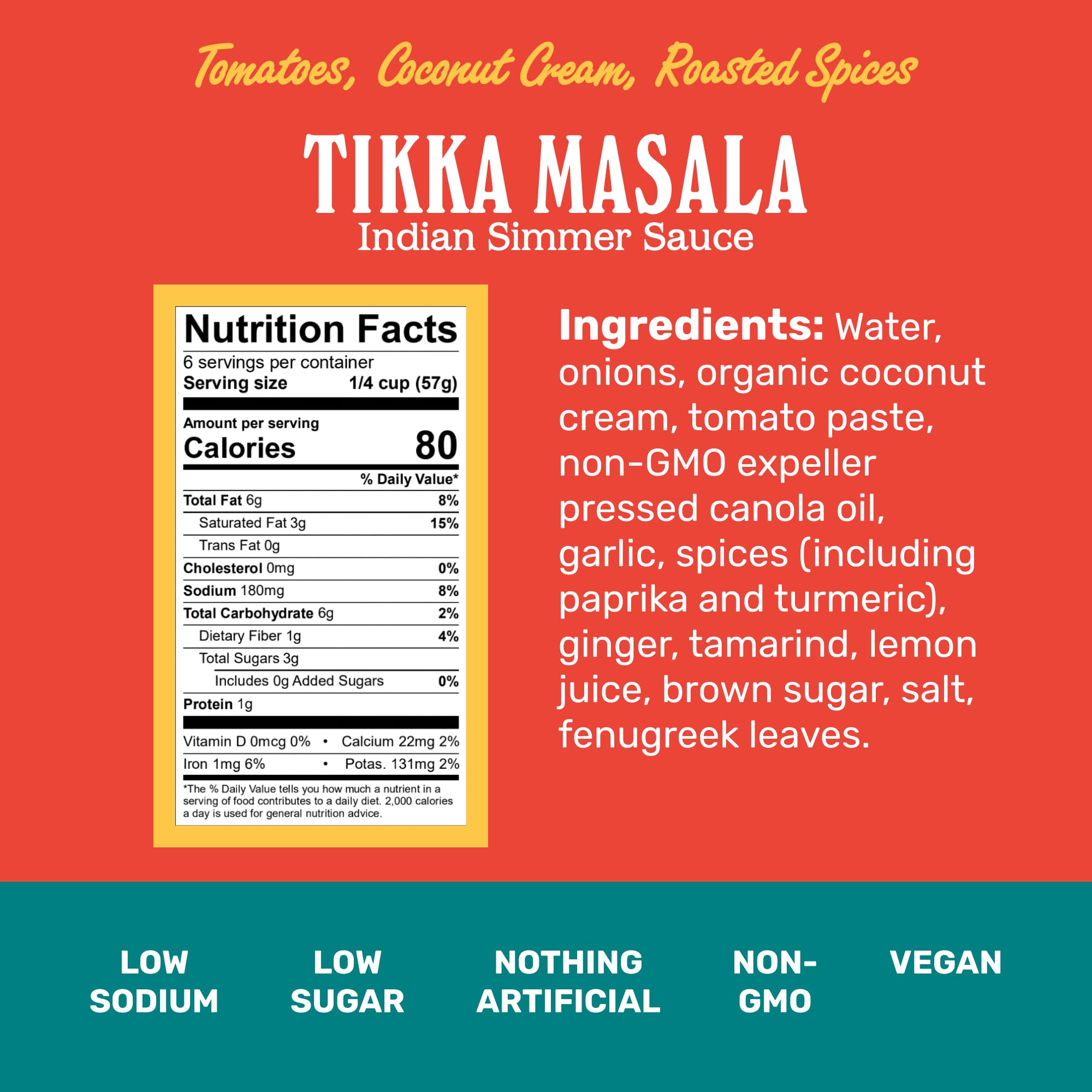 Brooklyn Delhi Tikka Masala pour stream over sizzling vegetables for rich flavor.