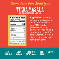 Brooklyn Delhi Tikka Masala pour stream over sizzling vegetables for rich flavor.