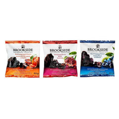 Brookside dark chocolate covered fruit variety pack front view for sharing