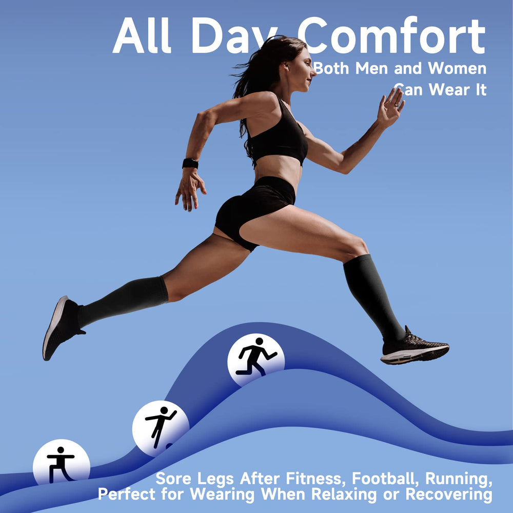 Bropite zipper compression socks for men and women during daily activities