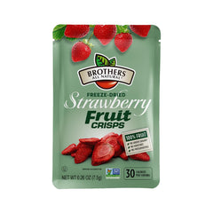 Brothers All Natural freeze-dried strawberries crisps in lunchboxes for a healthy, portable snack.