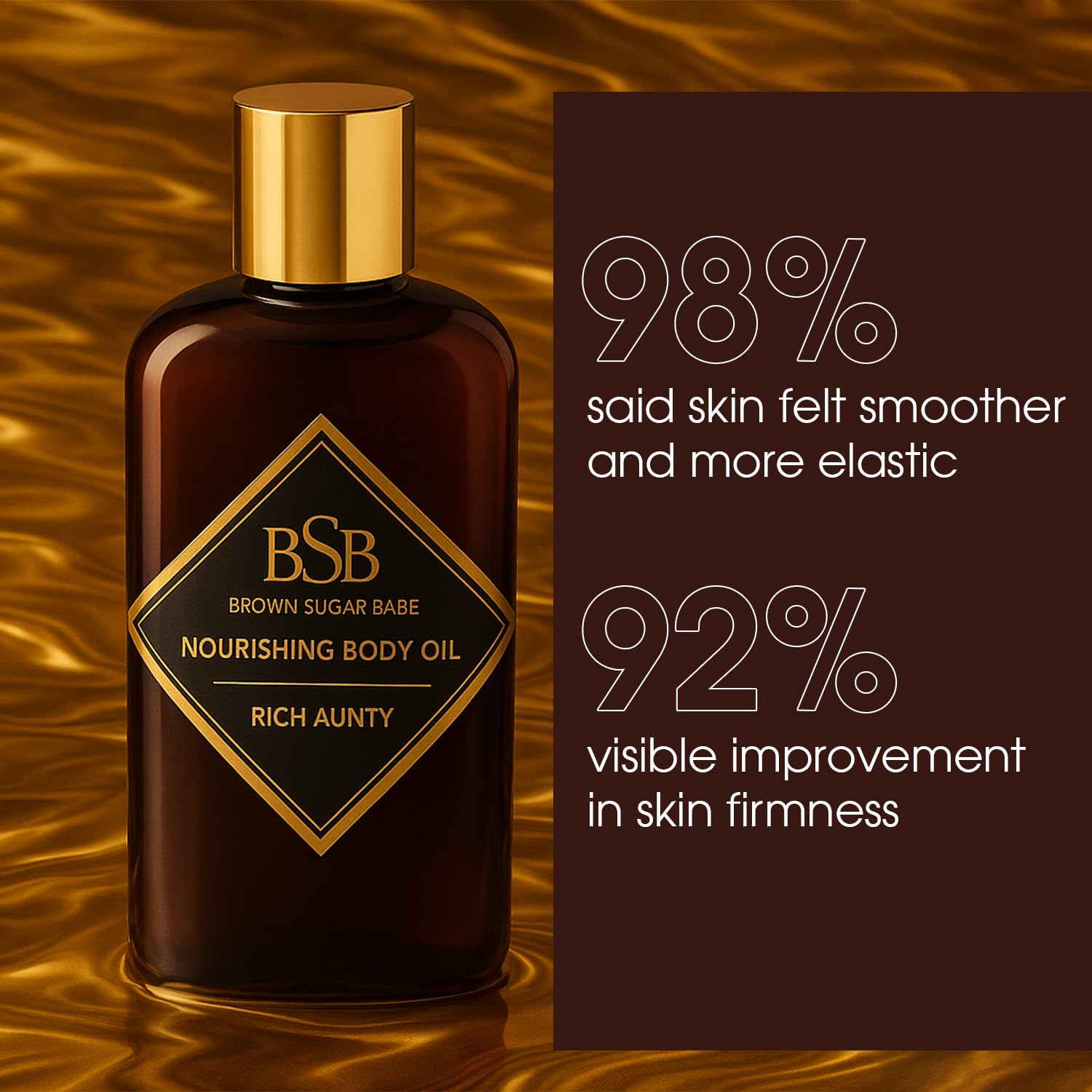 Applied on skin shows nourished, soft and radiant results.