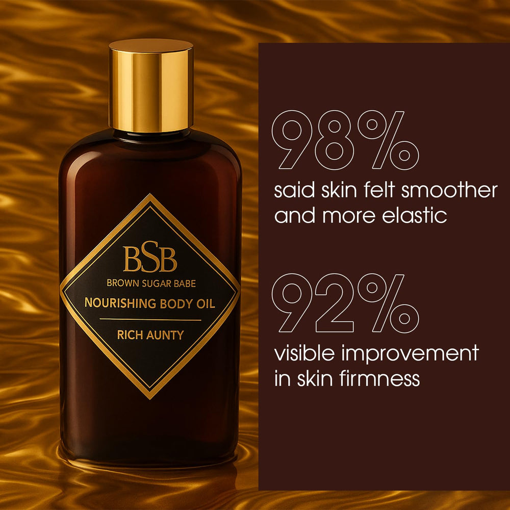 Applied on skin shows nourished, soft and radiant results.