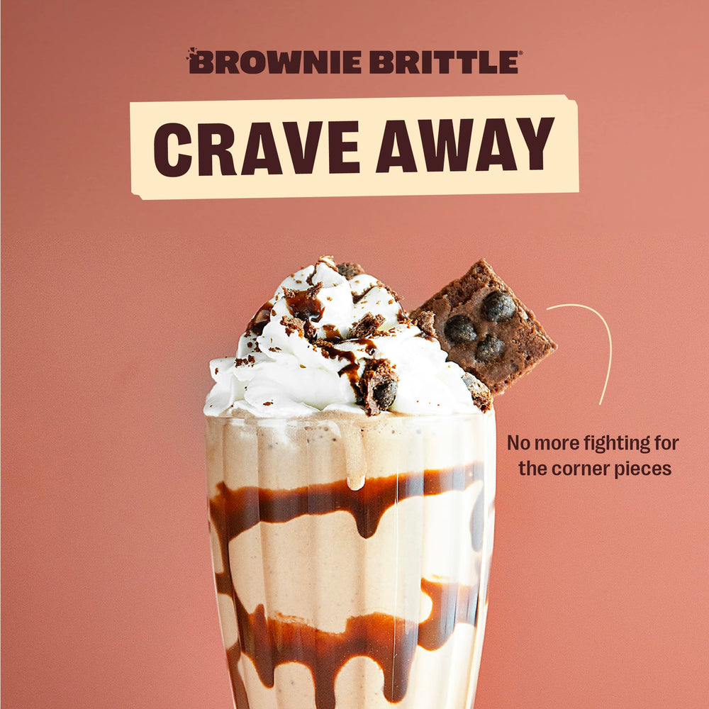 Brownie Brittle crispy edges closeup captures the unmistakable bite.