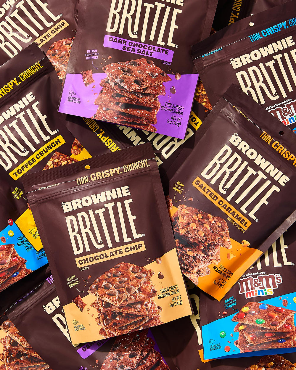 Brownie Brittle party snack idea suggests sharing at gatherings.