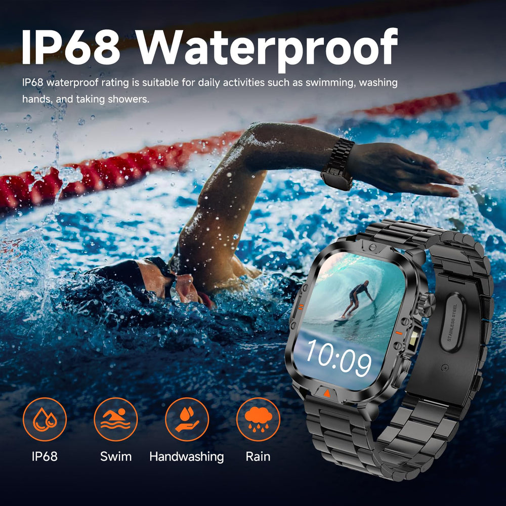 BRUBOSES smart watch men battery standby extends usage during long trips