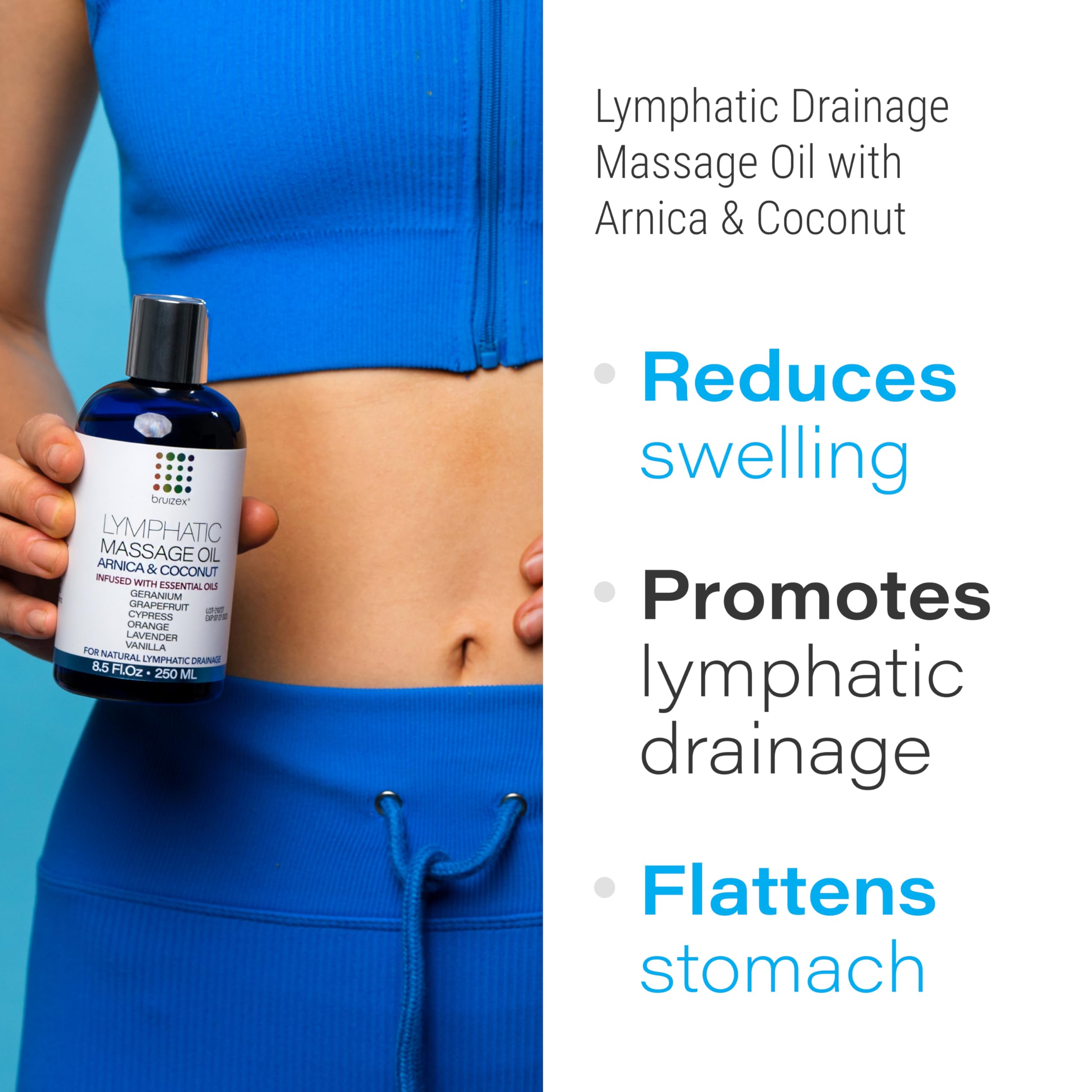 Bruizex Arnica coconut oil essence for soothing tissue and post-care routines.