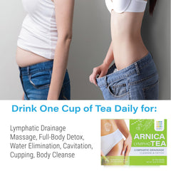 Bruizex Arnica Tea bags closeup highlighting herb mixture and aroma