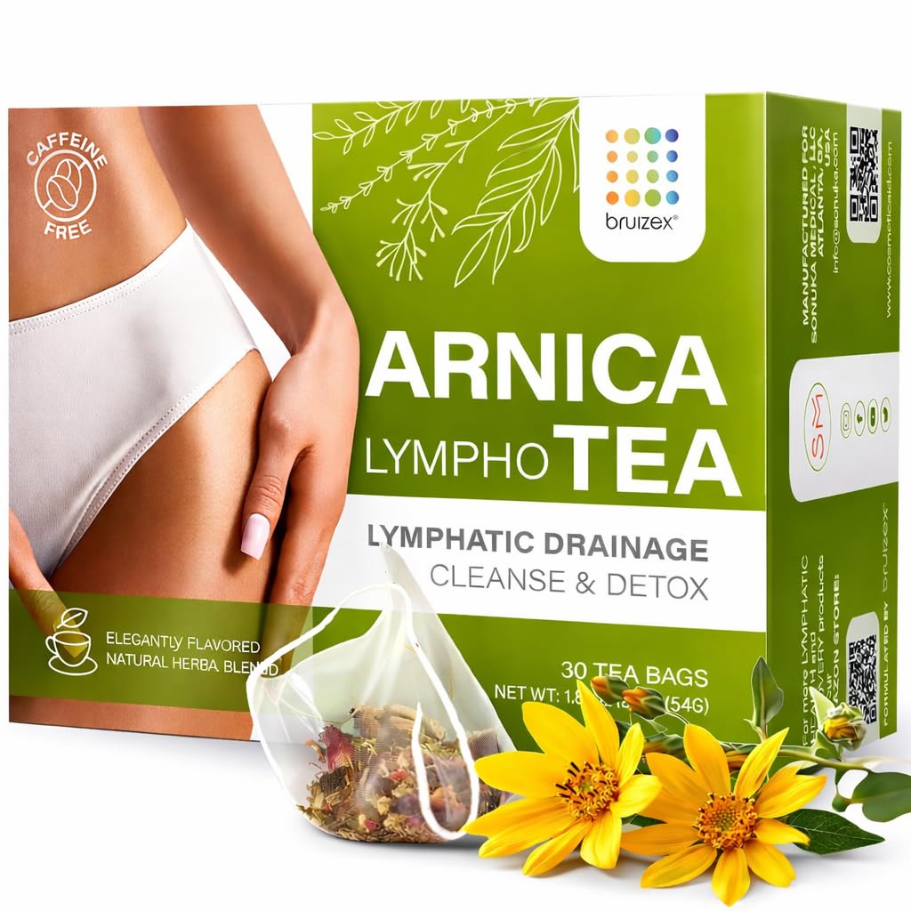 Bruizex Arnica Tea bags packaging showing brand and premium blend