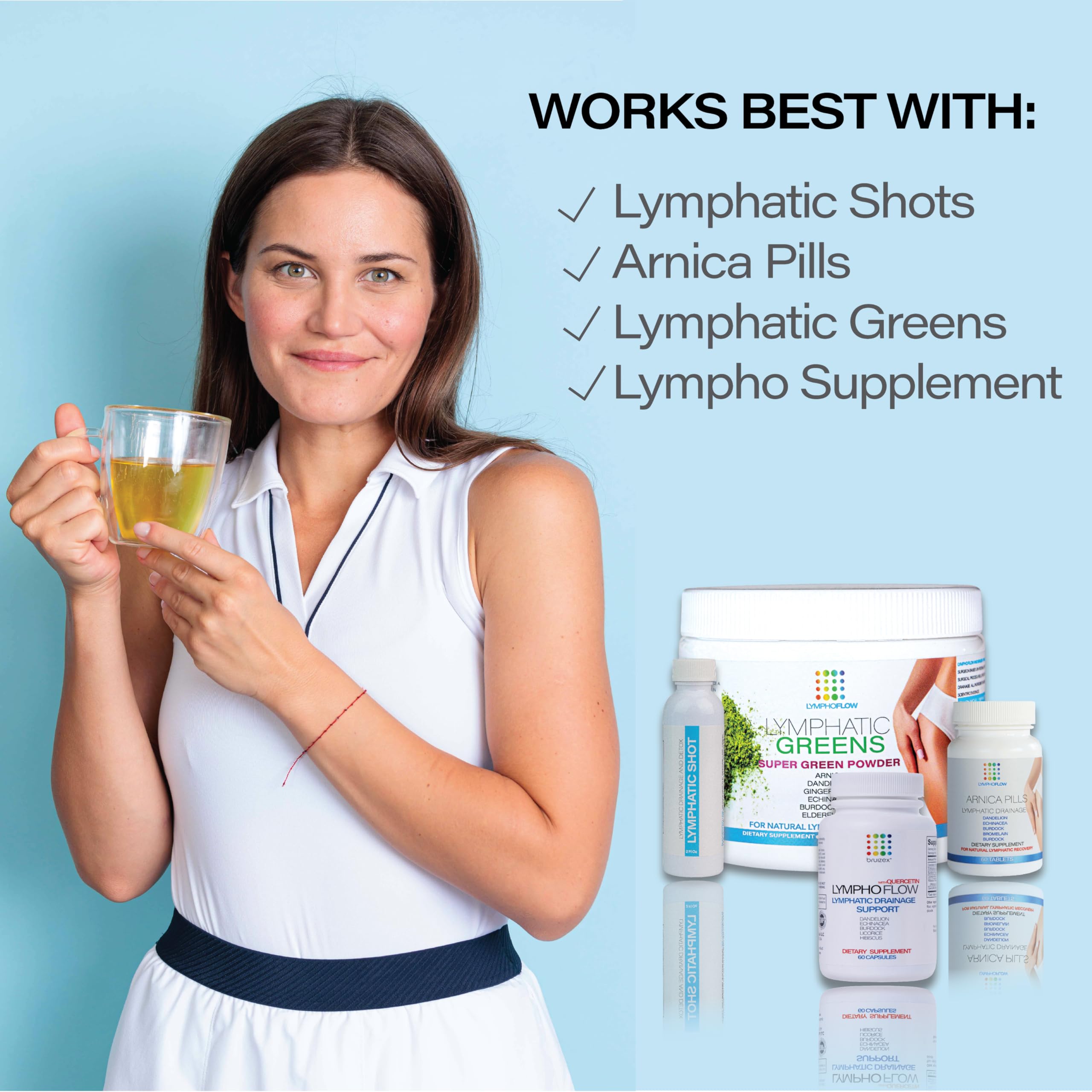 Bruizex Arnica Tea brew ready to sip with inviting color