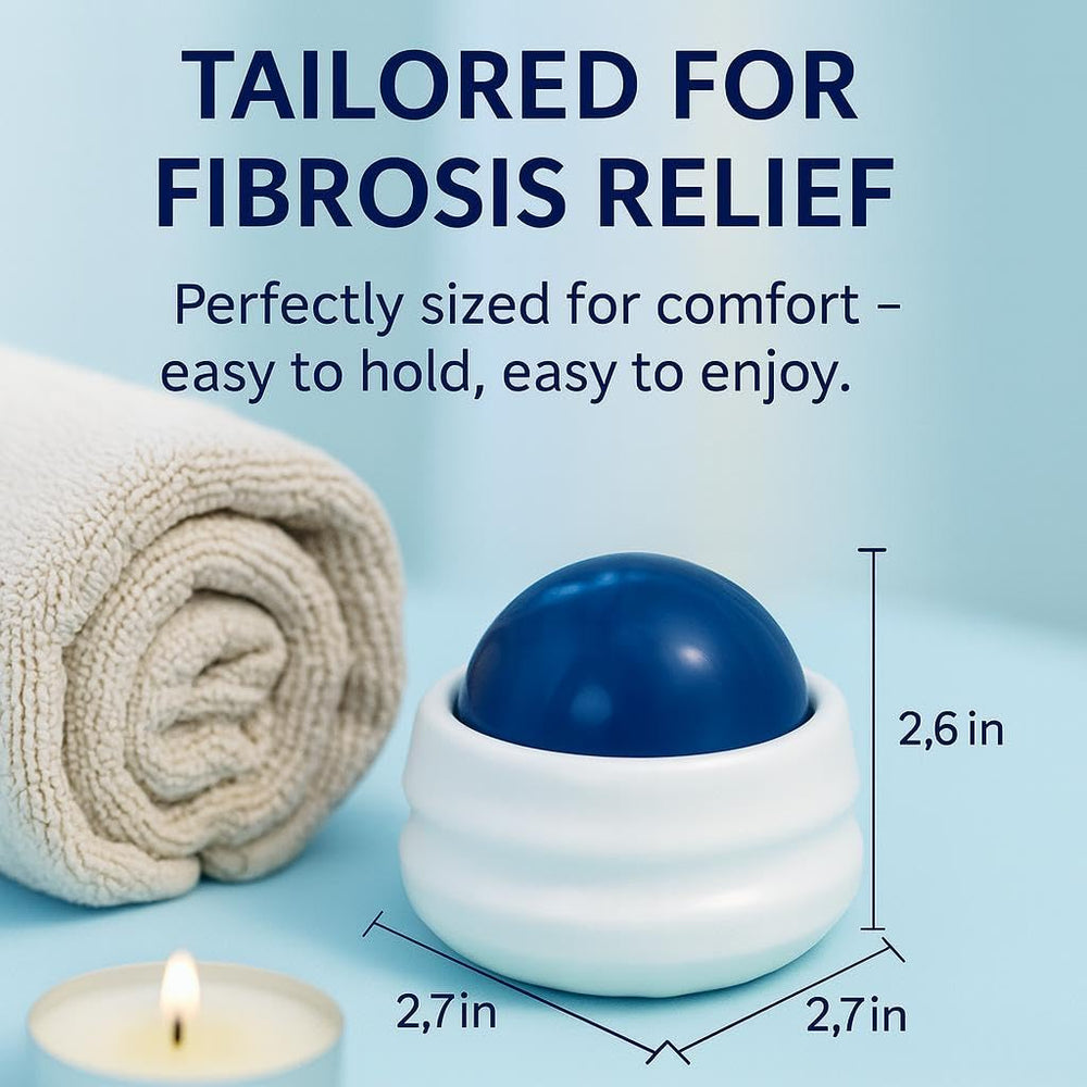 Bruizex Fibro Roller abdomen area use supports lymphatic drainage.