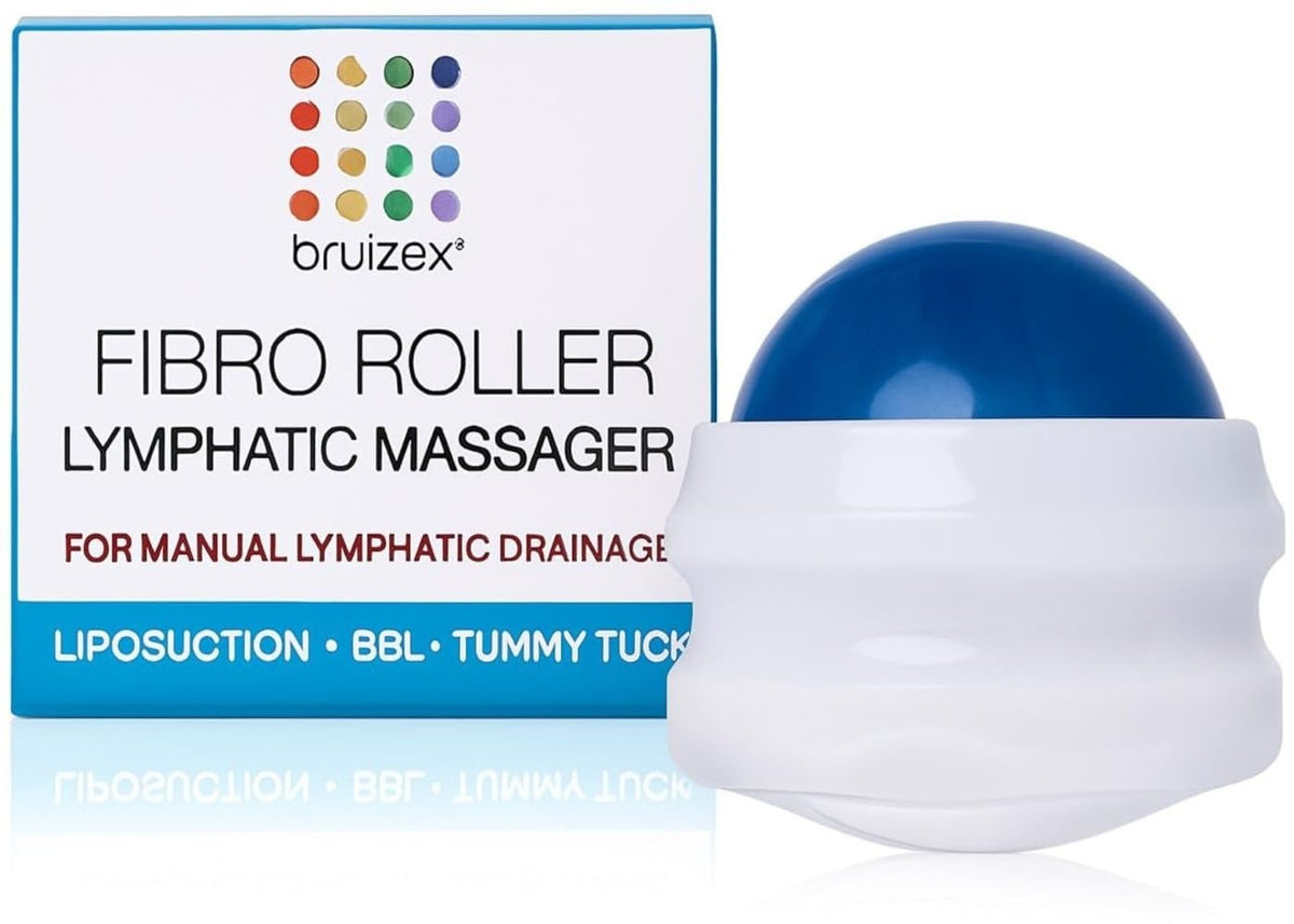 Bruizex Fibro Roller front view for post-surgery lymphatic massage.