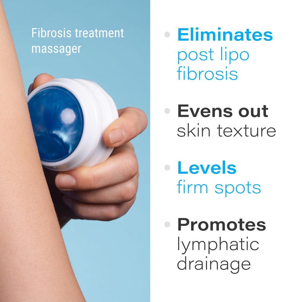 Bruizex Fibro Roller side grip for easy, targeted drainage.