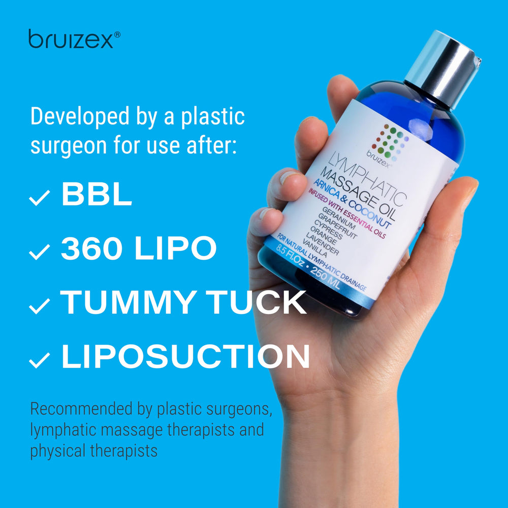 Bruizex lymphatic massage full-body routine focused on gentle relief.