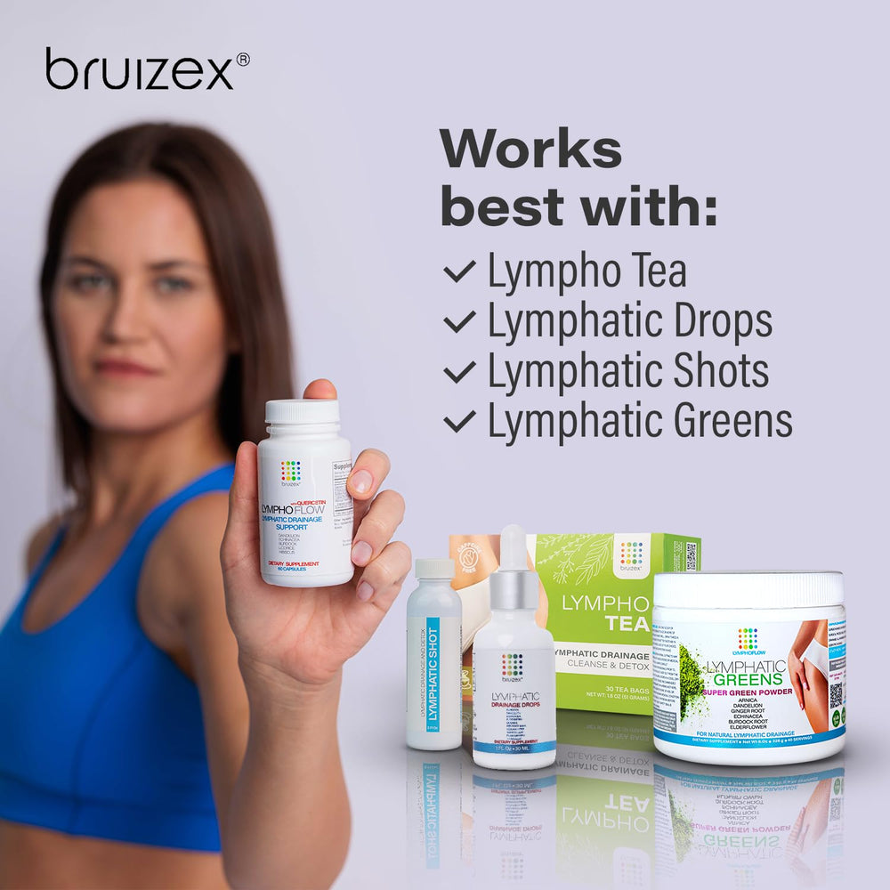 Bruizex swelling relief bath salts suggesting reduced swelling and comfort