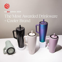 BrüMate Era 40 oz with BevGuard insulation in Primrose for cold drinks