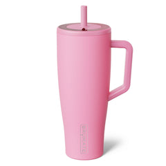 BrüMate Era 40 oz tumbler with handle in Primrose for spill-free on‑the‑go use