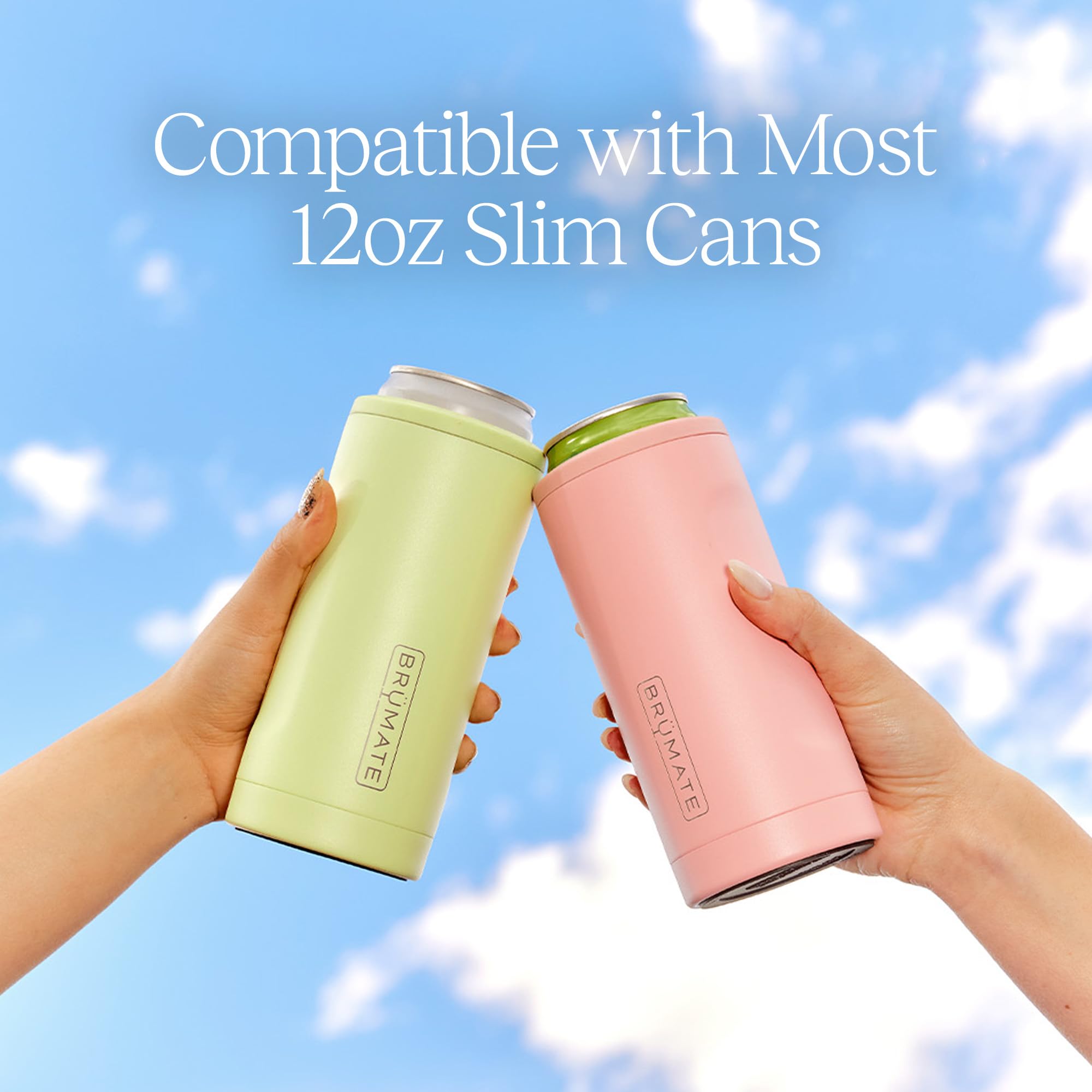 BrüMate Hopsulator Slim condensation-free exterior with silicone base protection.