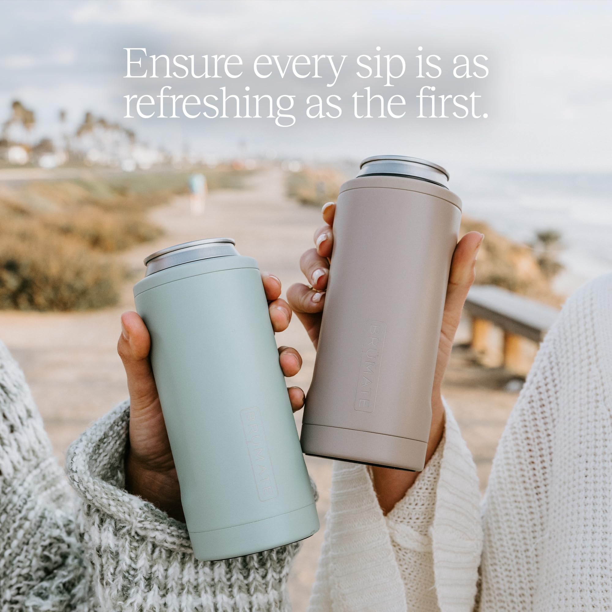 BrüMate Hopsulator Slim silicone base prevents dings on surfaces.
