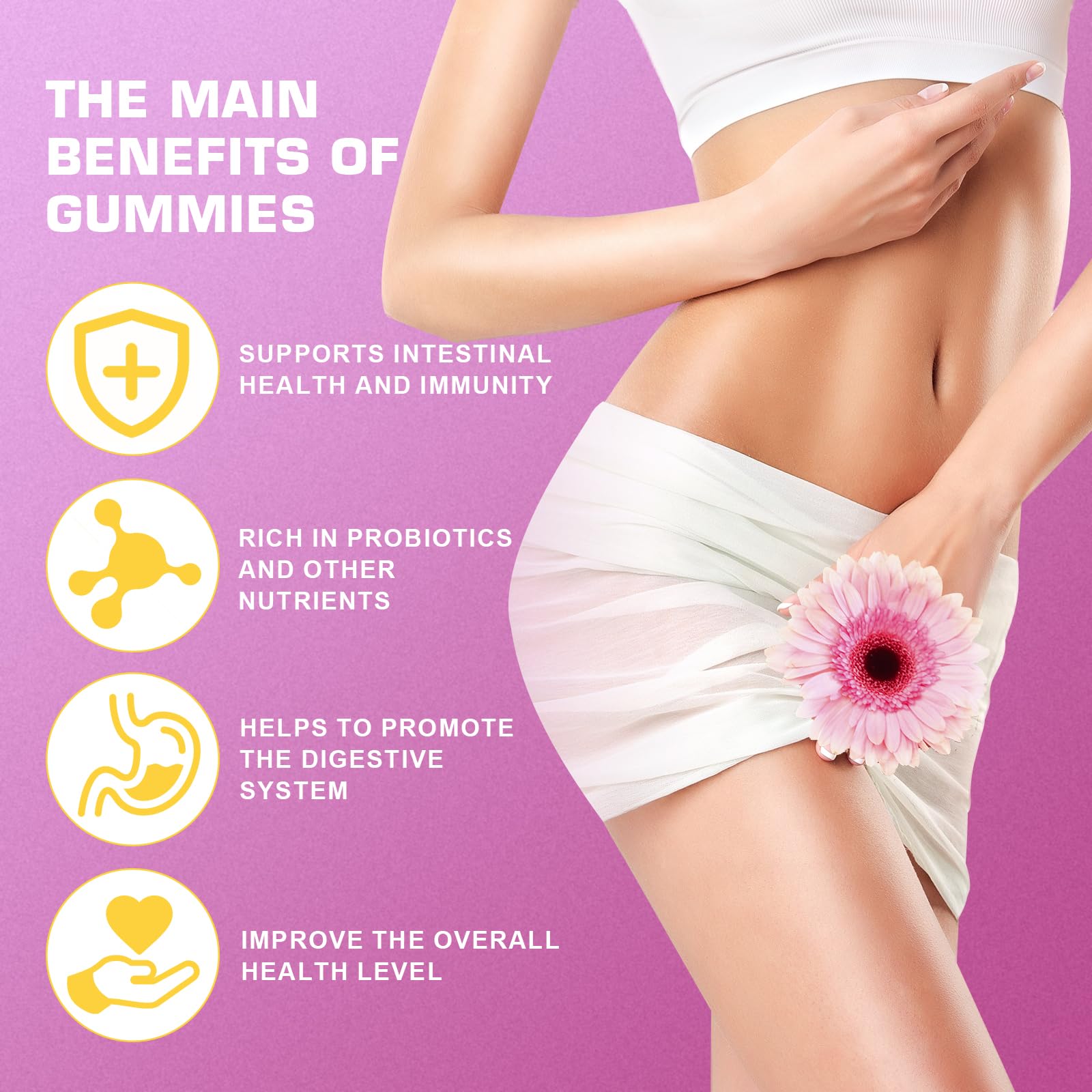 Brurtzexs dual-action probiotics blend illustration hints at balance.