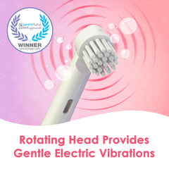 Brusheez Sparkle timer shows a two-minute brushing session.