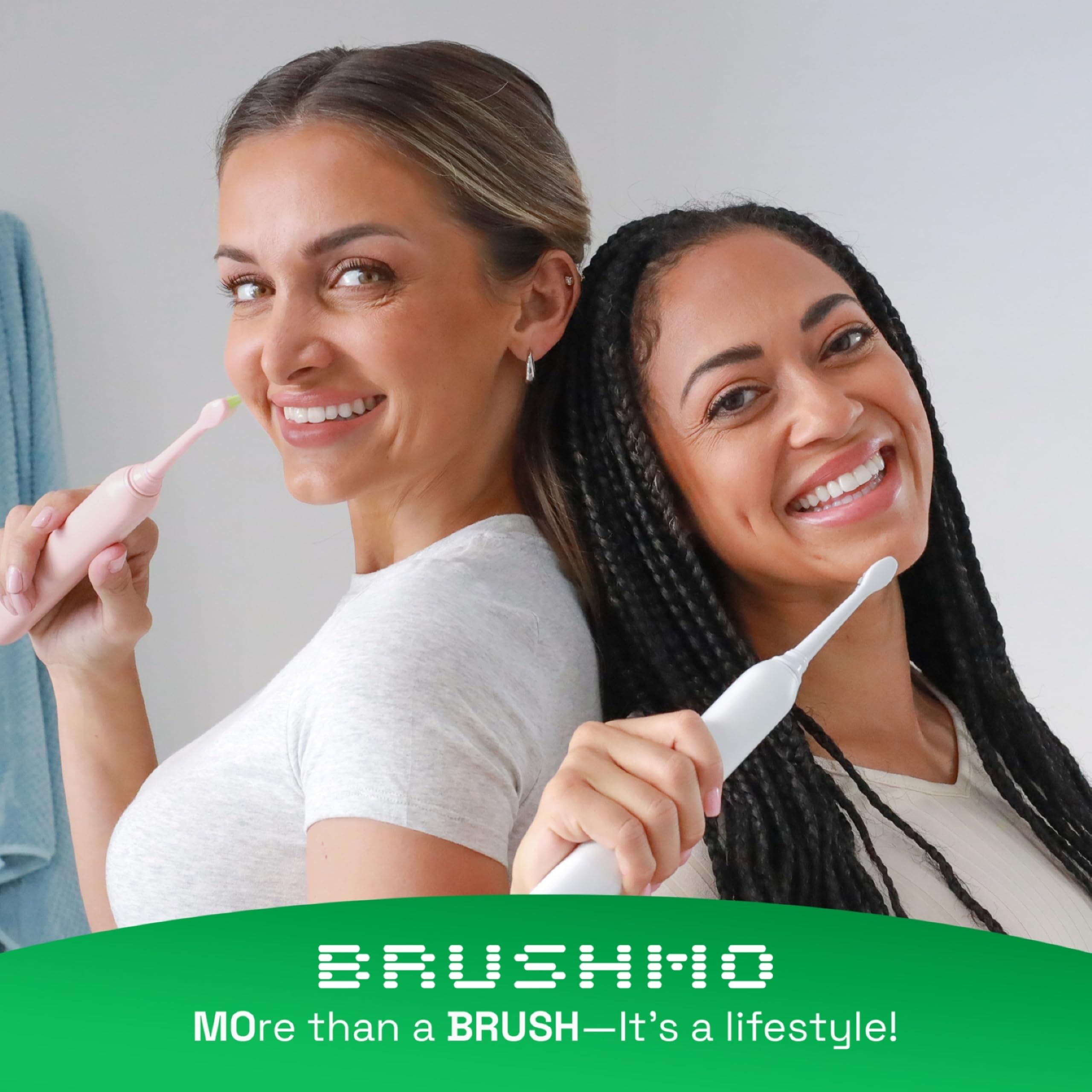 Brushmo BM658 BPA-free DuPont filaments ensure safe brushing.