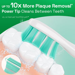 Brushmo BM928 features multiple contact points for thorough cleaning between teeth.