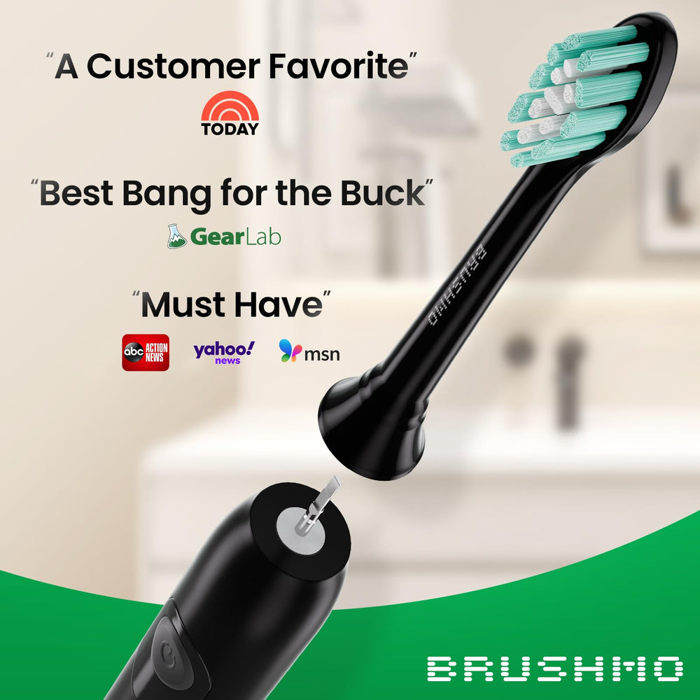Brushmo BM928BK bristles closeup highlighting soft DuPont filaments for gentle cleaning