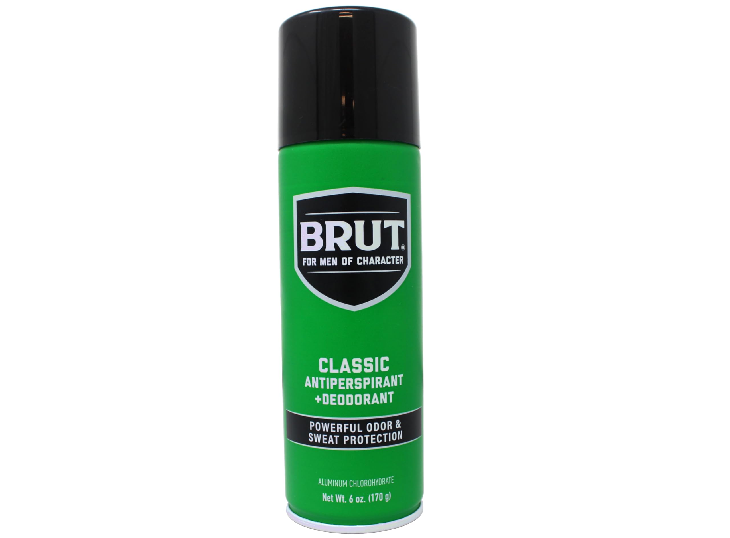 BRUT Classic four-pack anti-perspirant for convenient, on-the-go protection.
