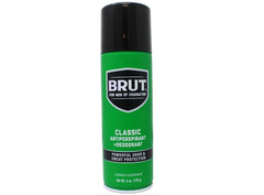 BRUT Classic four-pack anti-perspirant for convenient, on-the-go protection.