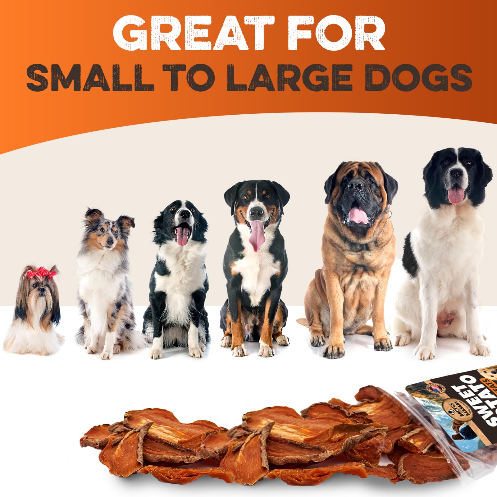 BRUTUS & BARNABY Soft chew variation suitable for puppies and seniors.