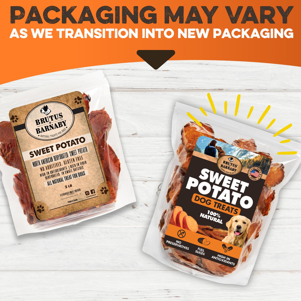 BRUTUS & BARNABY USA-grown sweet potatoes emphasize quality.